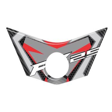 Imagem de Adesivo Protetor Tank Pad Fz25 2017 a 2020 Compatível Rabeta Resinado 