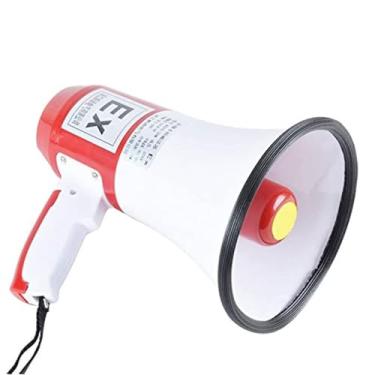 Imagem de Megafone portátil de 20 W com sirene e gravação HD para treinadores, professores e alto-falantes portáteis ao ar livre