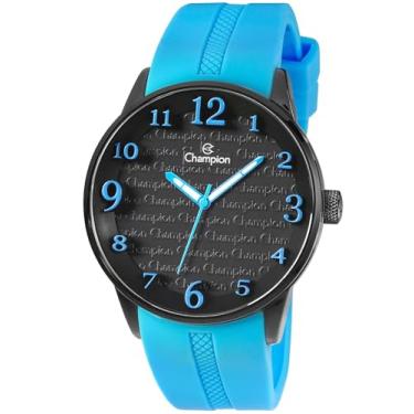 Imagem de RELOGIO CHAMPION TRENDY PULSEIRA AZUL SMURFF