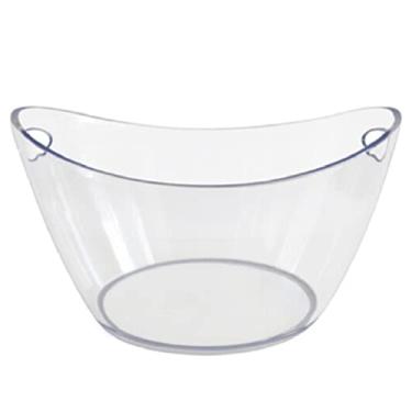 Imagem de FTOQWZXV Balde de gelo simples transparente balde de gelo champanhe vinho cerveja balde casa bar acrílico festa balde de gelo balde bebidas refrigerador/balde de cerveja