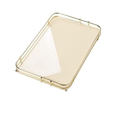 Imagem de Organizador de armário para cesta de banheiro e cozinha prateleira de armazenamento sob a pia prateleiras armário gaveta organização economizar espaço na bancada (cor: amarelo, tamanho: 29 * 19 * 3 cm