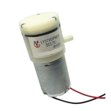 Imagem de Bomba de vácuo DC 3,7 V 370 arranque eletrônico escova silenciosa conservação diafragma máquina de embalagem a vácuo pequena bomba de ar WWECCQIJ