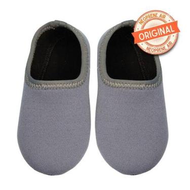Imagem de Sapatilha Neoprene Air Original Infantil Cinza Liso - Conforto e Segur