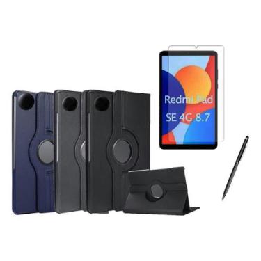 Imagem de Capa Giratoria + Película + Caneta Para Redmi Se 8.7 Sortido - Univers