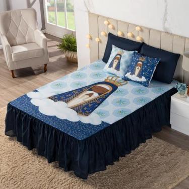 Imagem de Kit Colcha Cobre Leito Casal Infantil 7 Pcs Estampado, Decoração, Bebê