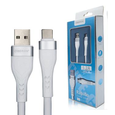 Imagem de Cabo USB Tipo C para Celular 5.2A cabo 1M OR-C001/C1 Branco