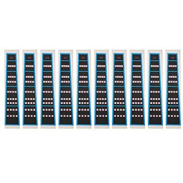 Imagem de Domary Adesivo de Violino Preto Azul Guia de Dedo Acessórios para Instrumentos Musicais Iniciantes (BC05 4/4 borda azul)