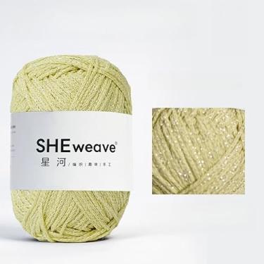 Imagem de Fio de macramê de 1,5 mm, cordão de macramê 100% algodão, fio de crochê 100 programas, fio brilhante brilhante, fio brilhante para crochê e cachecol (marfim brilhante)