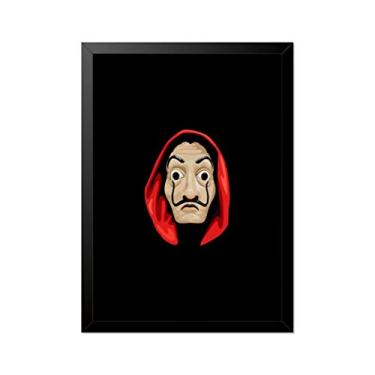 Imagem de Quadro Poster La Casa de Papel Máscara 33x23cm