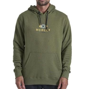 Imagem de Moletom Hurley Canguru Retro Waves WT25 Masculino-Masculino