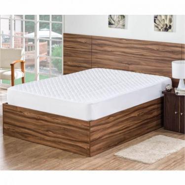 Imagem de Protetor para Colchão Casal Padrão Impermeável Branco