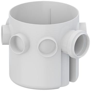 Imagem de Corpo Caixa Sifonada Nº 23 Com 150x150x50mm De 7 Entradas Série R - 27141226 - Tigre