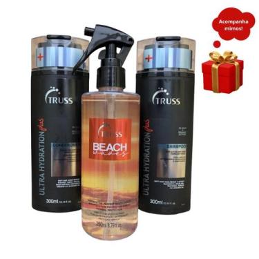 Imagem de Truss Ultra Hydration Plus Shampoo e Condicionador 300ml + Beach Waves