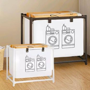 Imagem de Cesto Organizador De Roupa Suja Multiuso Brinquedos Toalhas