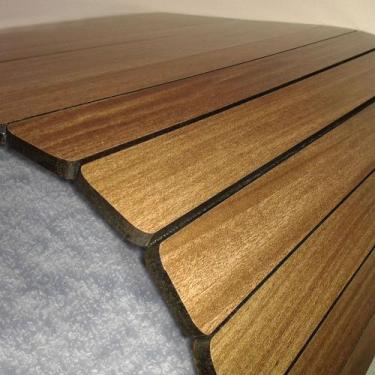 Imagem de Kit 2 Esteira Mdf Bandeja Porta Controle + Porta Copo Ipê - spezialle