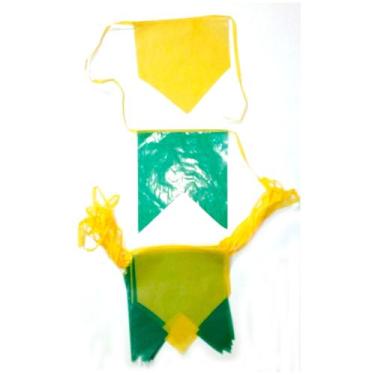 Imagem de Varal Bandeirolas Plásticas Festa Junina 10m