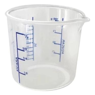 Imagem de Copo Medidor Culinário Graduado 100ml com Bico Dosador - Injetemp, Tra