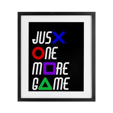 Imagem de Stupell Industries One More Game with Symbols Black Framed Print Under Glass, design by Kim Allen, 16 x 13