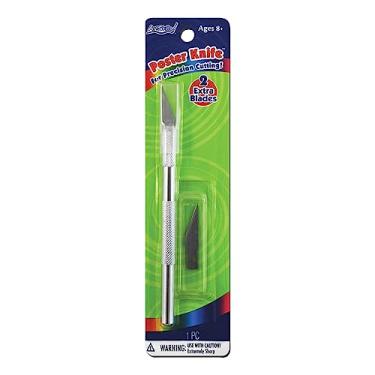 Imagem de ArtSkills Faca de pôster para corte de precisão, 1 peça, inclui 2 lâminas extras (PA-1223)