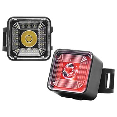 Imagem de barenx Luz traseira de bicicleta, lanterna traseira recarregável por USB, contas de alto lúmens, luz traseira para bicicleta de segurança, fácil instalação, luz de detecção de freio para ciclismo