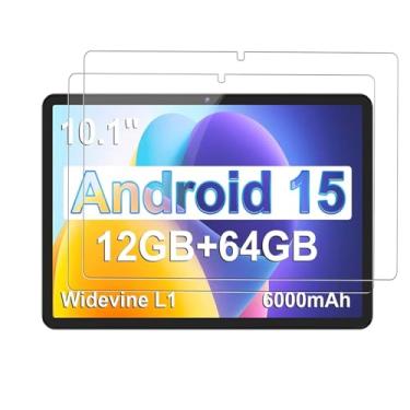 Imagem de Oshmirian 【Pacote com 2】 Protetor de tela para tablet COLORROOM K10 2025 de 10,1 polegadas – vidro temperado, dureza 9H, antiarranhões, sem bolhas, transparente HD, fácil instalação