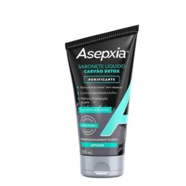 Imagem de Sabonete Líquido Facial Asepxia Carvão Detox 150ml-Unissex