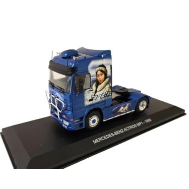 Imagem de OPO 10 - 1/43 Scale Miniature Truck Compatible with Mercedes-Benz Actros MP1 1998 - Hachette IXO CT010 Tractor