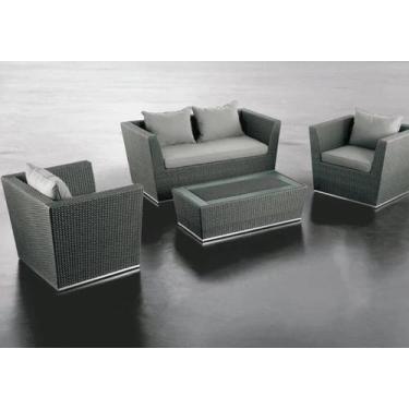 Imagem de Jogo De Sofá Em Fibra Sintética Alumínio Piscina Varanda - Sarah Móvei
