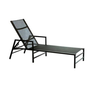 Imagem de Espreguiçadeira alumínio e tela sling para piscina - Sarah Móveis