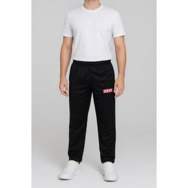 Imagem de Calça do Sesi Uniforme Escolar infantil e juvenil helanca - Adulto Pre