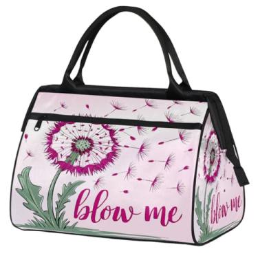 Imagem de Bolsa pequena para o fim de semana para mulheres, homens, unicórnio, girassol, flor, dobrável, bolsa esportiva leve para academia, Cor: 56 cm, 15.2*8.3*11.6 inch, Moderno