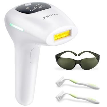 Imagem de XSOUL at-Home Remoção de Pelos IPL para Mulheres e Homens Dispositivo de Remoção Permanente de Pelos 999.999 Flashes Removedor de Pelos Indolores nas Axilas Costas Pernas Braços Rosto