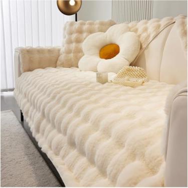 Imagem de HGTRH Capa de sofá sofá de canto em forma de L com encosto alto 2 lugares peça de canto de 3 lugares, capa de sofá em forma de U grande XXL, capa de sofá antiderrapante fundo de silicone, confortável