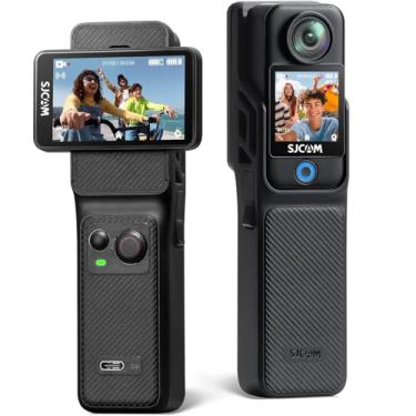 Imagem de SJ~CAM C400 Pocket Camera de Ação,4K Camera Filmadora,7 Horas de Autonomia, Estabilização, Tela Sensível ao Toque de 2,29 Polegadas, à Prova D'água até 30 Metros