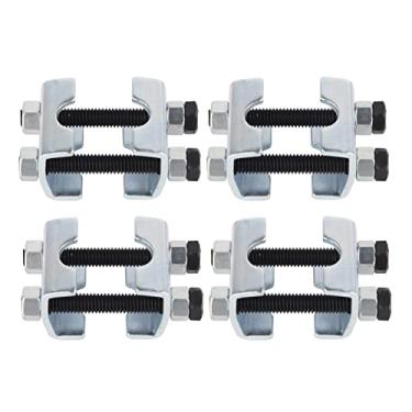 Imagem de SUNGOOYUE Mini Compressor de Mola Helicoidal, Ferramenta Espaçador de Mola Ajustável Em Aço Carbono para Veículos Com Amortecedores Pequenos, Conjunto de 4 Peças para Alinhamento Preciso e Folga do