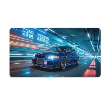 Imagem de HouLaiZhe Speed ​​JDM Sports Car Lancer Cyber Eletrônica Gaming Mouse Pads JDM Car Desk Pads Grandes Mousepads para Desktop Keyboard Computer Mat40X75cm