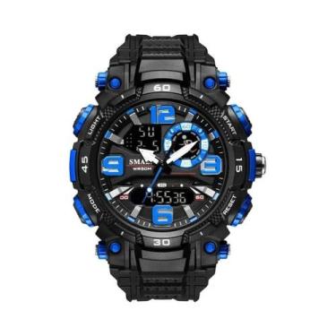 Imagem de Relógio Digital LED À Prova d'Água Para Homens SMAEL, Cronômetro Espor