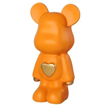Imagem de Piggy Bank Orange Bear para crianças Coin Money Box Money Bank