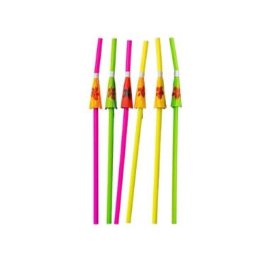 Imagem de Kit Canudo Guarda-Chuva Descartável para Drink Festa Coquetel Decorativo(Canudos Guarda-Sol,40)