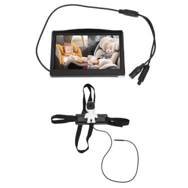 Imagem de RiToEasysports Câmera para Carro de bebê Câmera Traseira Com Tela HD de 5 Polegadas Com Suporte de Ventosa para Segurança do Banco Traseiro Em Carro SUV Van Monitoramento Em Tempo Real Montagem