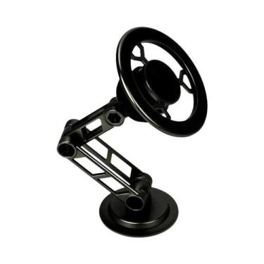 Imagem de Suporte De Telefone Para Carro Ajustável E Dobrável Com Ventosa Magnét