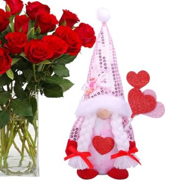 Imagem de Decorações De Gnomos Do Dos Namorados - Decoração Para Secretária,Decorativo de Festas - Para Quarto Escritório Estante Lareira Vitrine Criado-Mesa Aparador Restaurante Casa