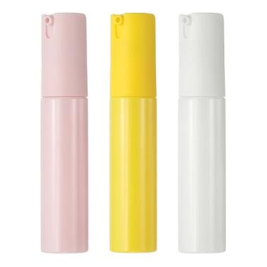 Imagem de YELARXI Frascos de bomba Airless, dispensador de cosméticos tamanho viagem recipientes recarregáveis frascos de loção para artigos de higiene adequada para (hidratante/xampu/creme) 30 ml e 3 peças e
