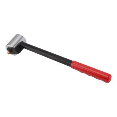 Imagem de ZAWELIYO Ferramenta de Pressão Manual para Alisamento de Rolo de Costura para Membrana de Deck de Telhado de Plástico de PVC, Rolo Eficaz e Seguro para Pisos, Alça Reta de Alça Longa, para de Parede