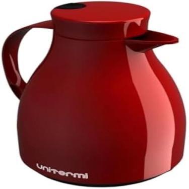 Imagem de Garrafa termica para cafe quente, inox, com tampa, 1 litro, perfeita.