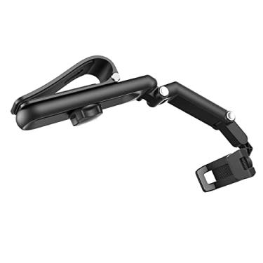 Imagem de KiBcsLic Suporte genérico para celular de carro, e com visão desobstruída, acessório ideal para banco traseiro, quebra-sol, espelho retrovisor e, Cinza