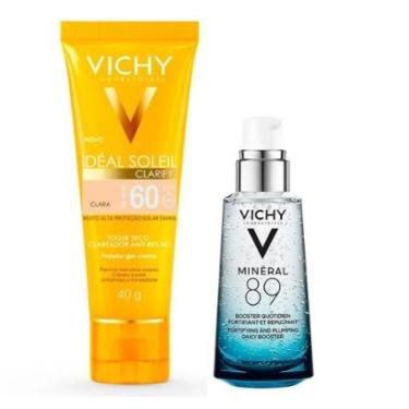 Imagem de Vichy Minéral 89 Ideal Soleil Clarify Clara Kit – Hidratante Facial + Protetor Solar FPS60 Kit-Unissex
