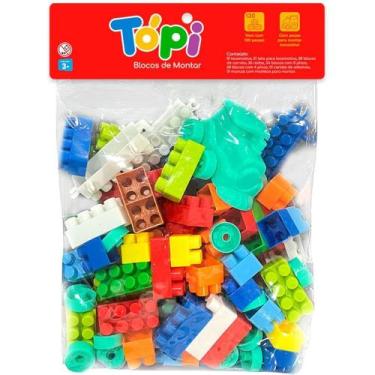 Imagem de Brinquedo para Montar Topi Cardoso TOYS 130 e 39 Peças com Base