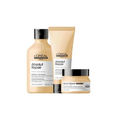 Imagem de L'Oréal Absolut Repair Gold Quinoa Kit 3 Produtos - LOréal Professionn