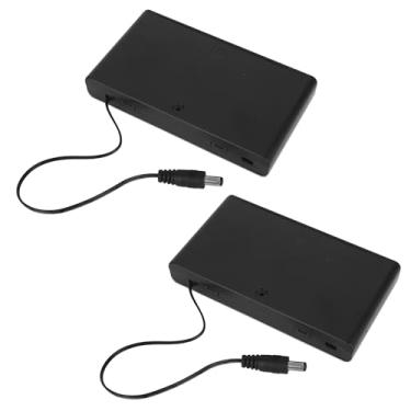 Imagem de 2 Pacote de Bateria Portátil para Letreiro de Neon LED 12V, Caixa Bateria Com Fonte Alimentação Converte Luzes Neon USB em Luzes Operadas por para Uso em Escritórios Domésticos